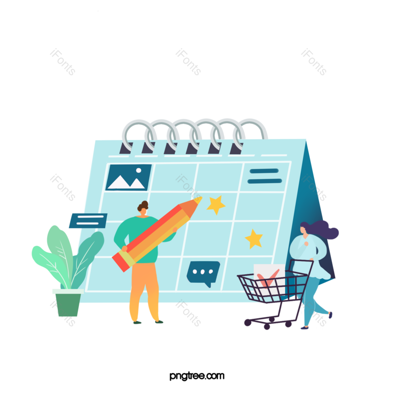 插图图片,插画元素,计划PNG,职业免抠素材